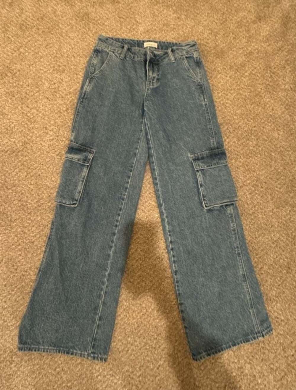 PacSun Low Rise Baggy Cargo Jeans Size 25